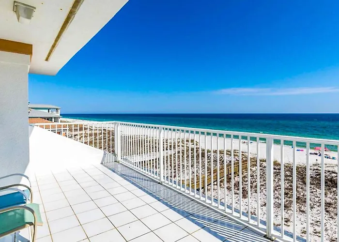 Holiday home Beautiful Gulf-front With Sweeping Views From Balcony Shared Pool Wifi Gulf Shores