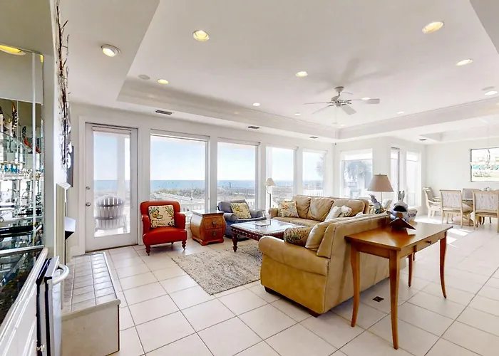 Holiday home Beautiful Gulf-front With Sweeping Views From Balcony Shared Pool Wifi Gulf Shores